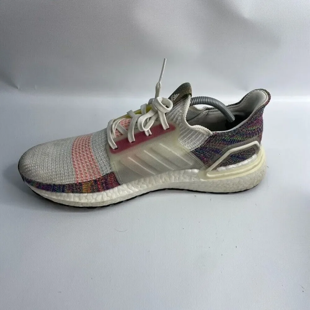 Adidas Mens Ultraboost 19 Pride EF3675‎ White Running Shoes Sneakers Size 11